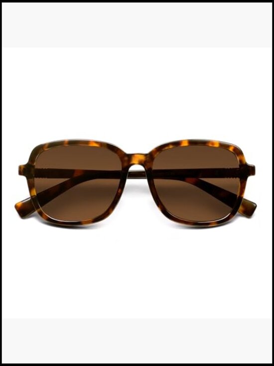 Retro Square Polarized Sunglasses with UV400 Protection main image 5